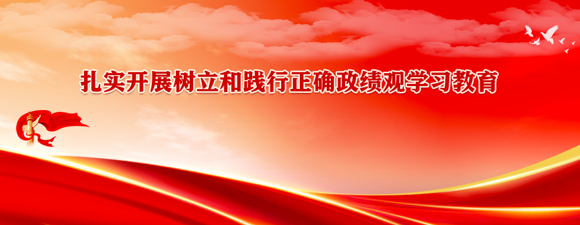 扎实开展树立和践行正确政绩观学习教育